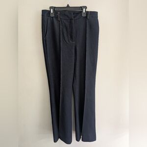 Cache Blue Ponte Wide Leg Dress Pants Size 30